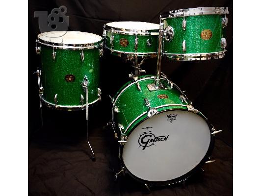 GRETSCH VINTAGE JAZZ ΣΕΤ ΚΙΤ 18 12 14 14 πράσινο Glitter